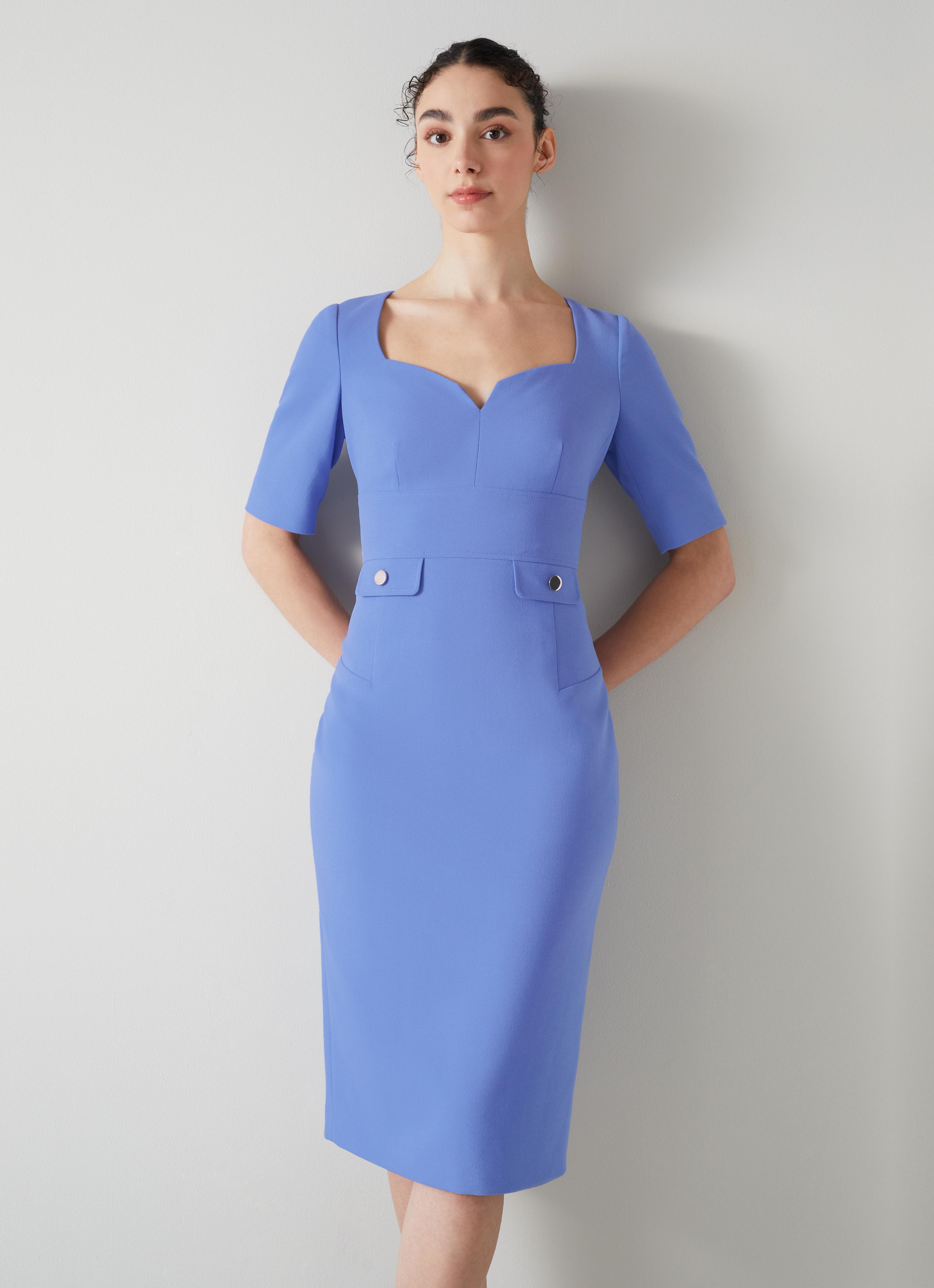 Lk bennett 2025 lou blue dress